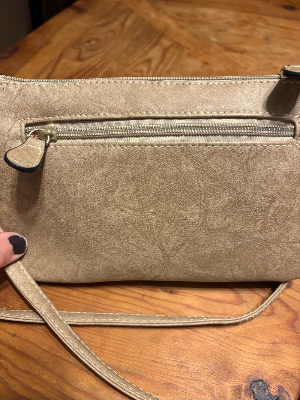 Everyday Crossbody/Wristlet Bag in Taupe for Women NWT - Picture 5 of 12